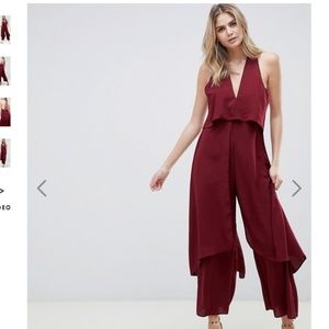 Asos Design Tall jumpsuit with multi layers NWT